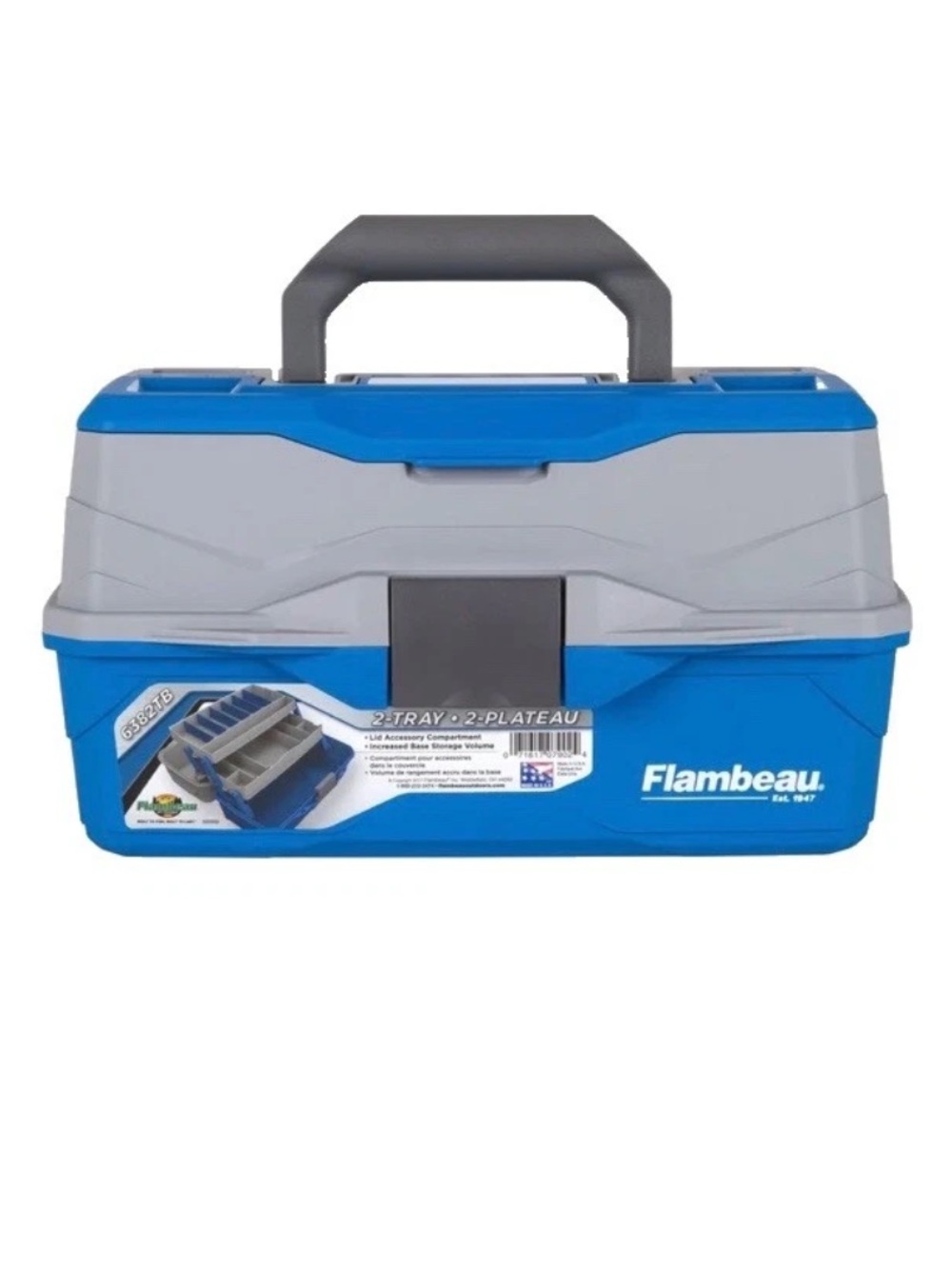 Flambeau Outdoors 2 Tray Tackle Box Fishing - Outdoors NWT - Picture 6 of 6